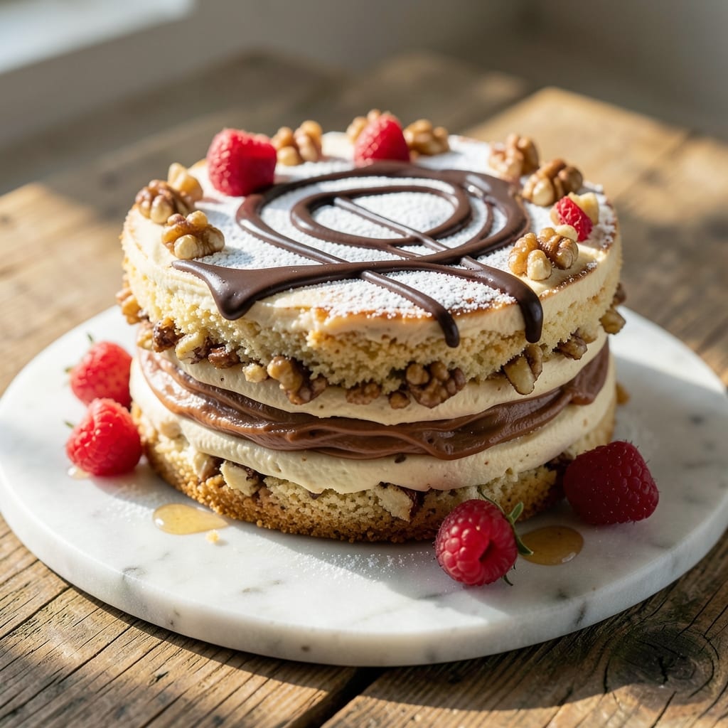 Almond and Walnut Cake Recipe: Layered Texture With Toasted Nut Depth