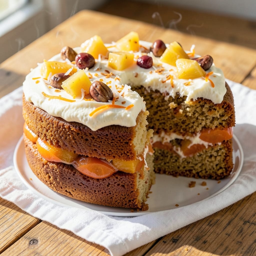 Aloha Carrot Cake Recipe: Pineapple-Tinged Frosting and Spiced Crumb Magic
