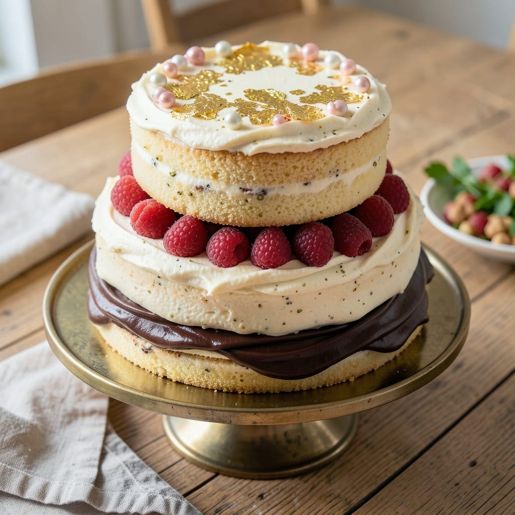 10 Inch Birthday Cake Recipe: Three-Layer Magic With Vanilla Buttercream Rivers