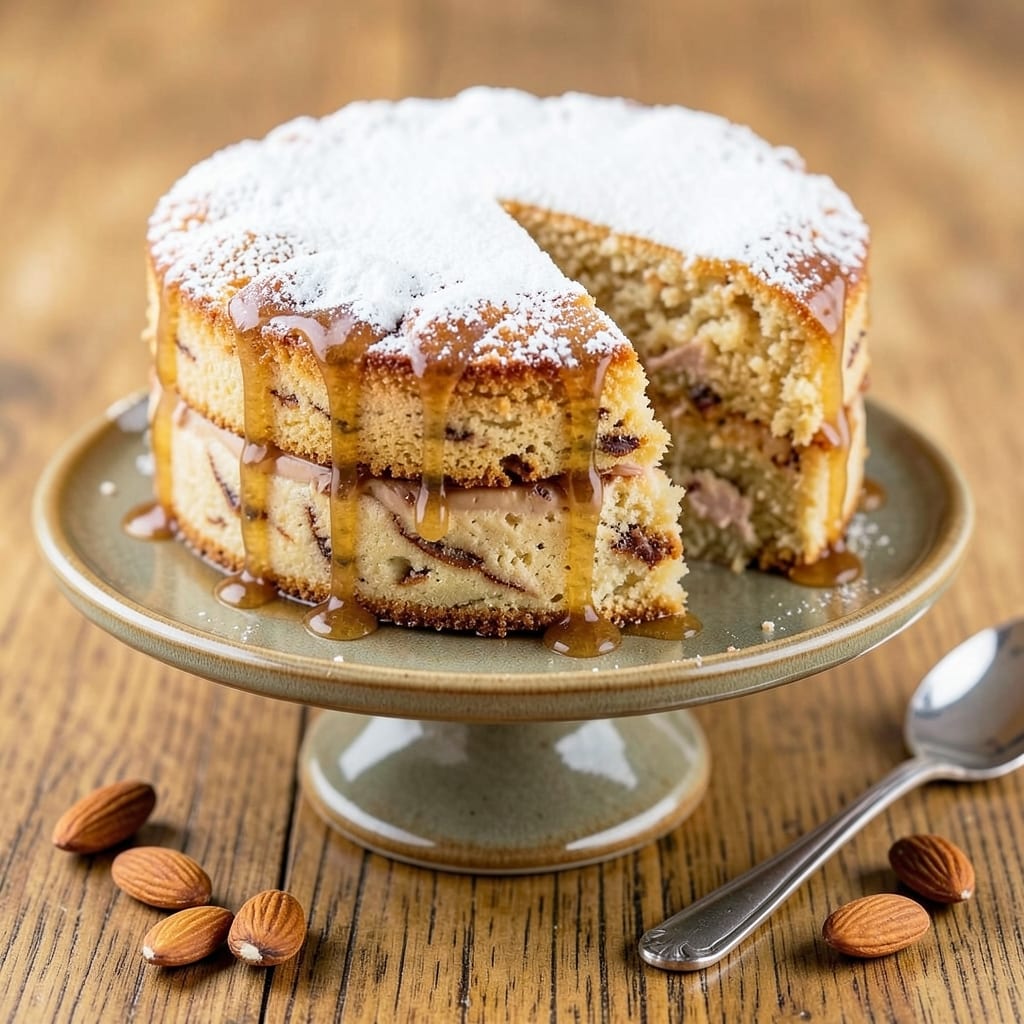 Natasha's Kitchen Almond Cake Recipe: Vanilla-Infused Layers with Crispy Top