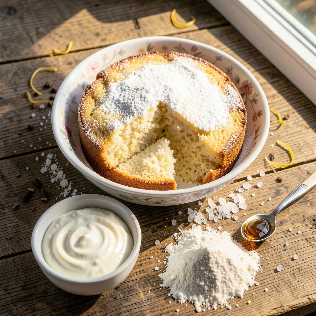 4 Ingredient Yogurt Cake Recipe: Moist Layers Without Mixing or Fuss