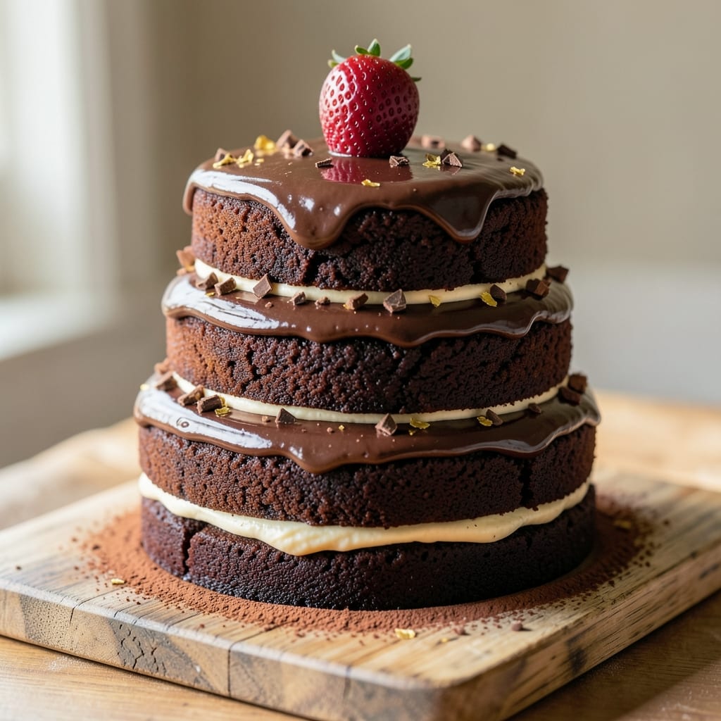 All American Chocolate Cake Recipe: Triple-Layered Decadence With Moist Crumb