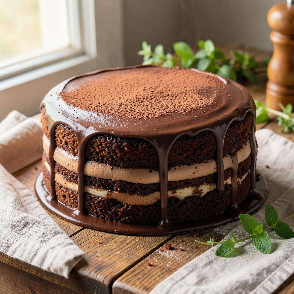 5 Egg Chocolate Cake Recipe: Dense Moistness With Fudgy Frosting Rivers