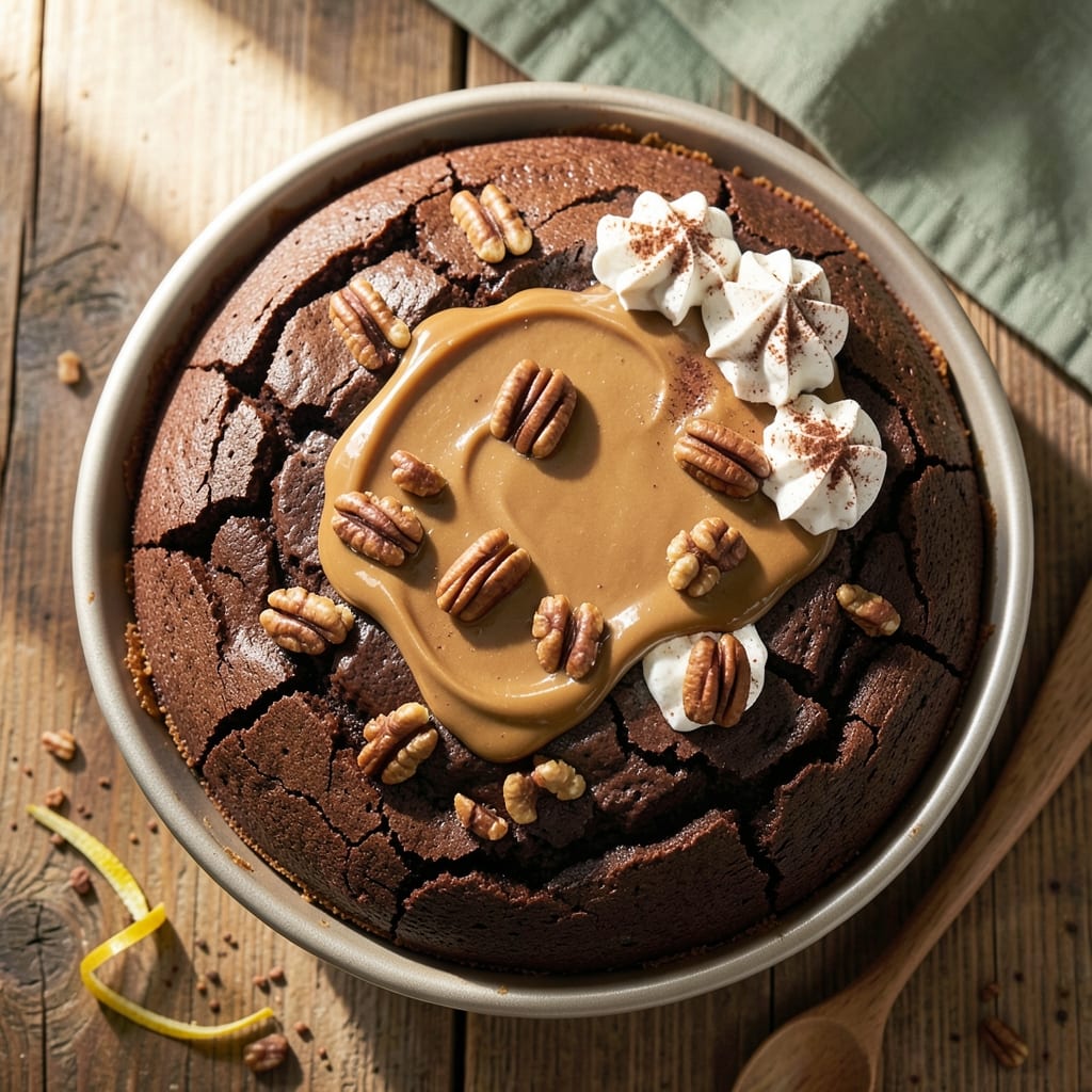 Alton Brown's German Chocolate Cake Recipe: Pecan-Studded Layers with Boozy Vanilla Swirl
