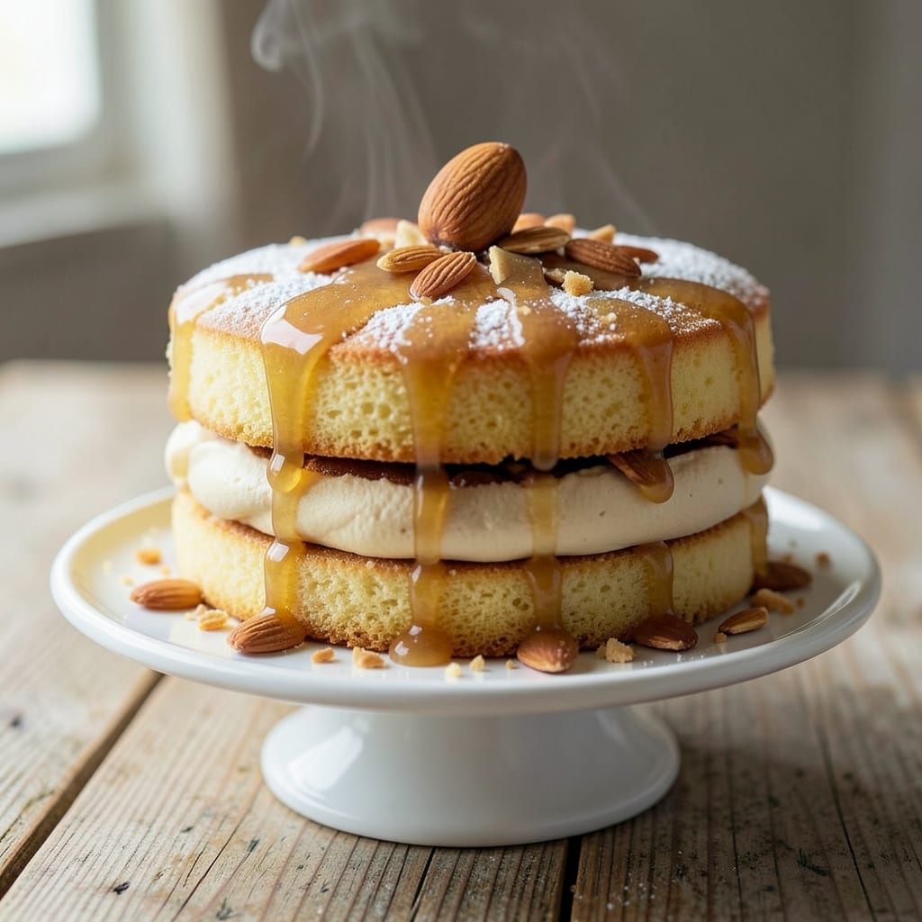 Almond Syrup Cake Recipe: Nutty Moistness with Caramelized Top