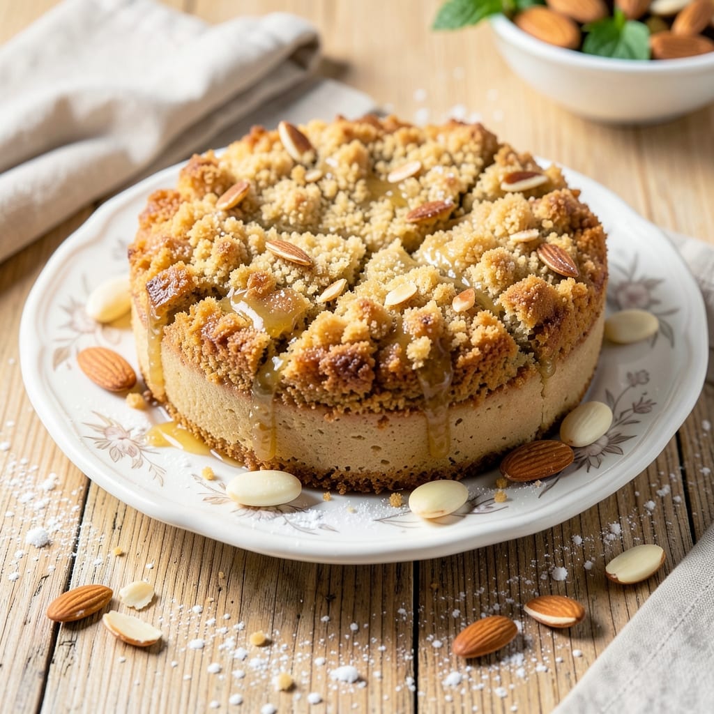 Almond Crumb Cake Recipe: Nutty Swirls and Golden Crisp Top