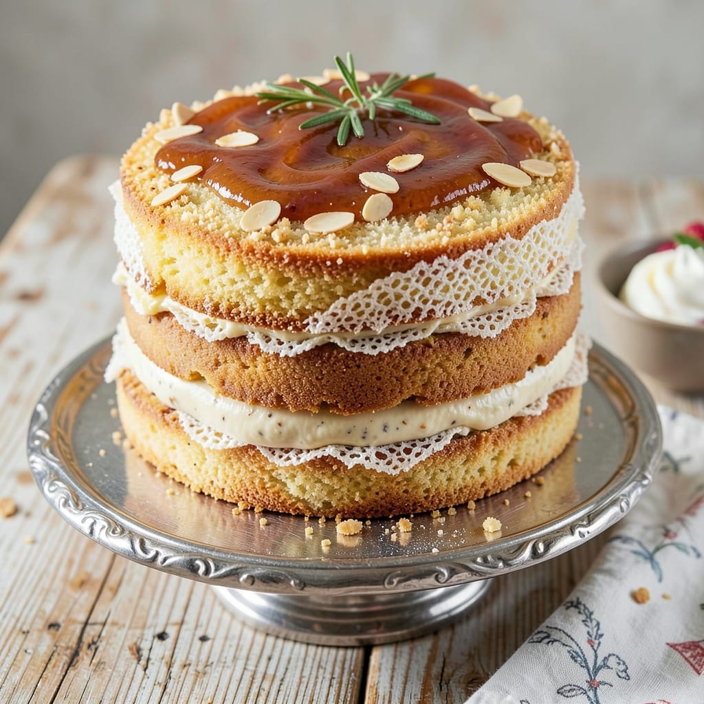 Almond Bakewell Cake Recipe: Buttery Crust and Jammy Fruit Layers