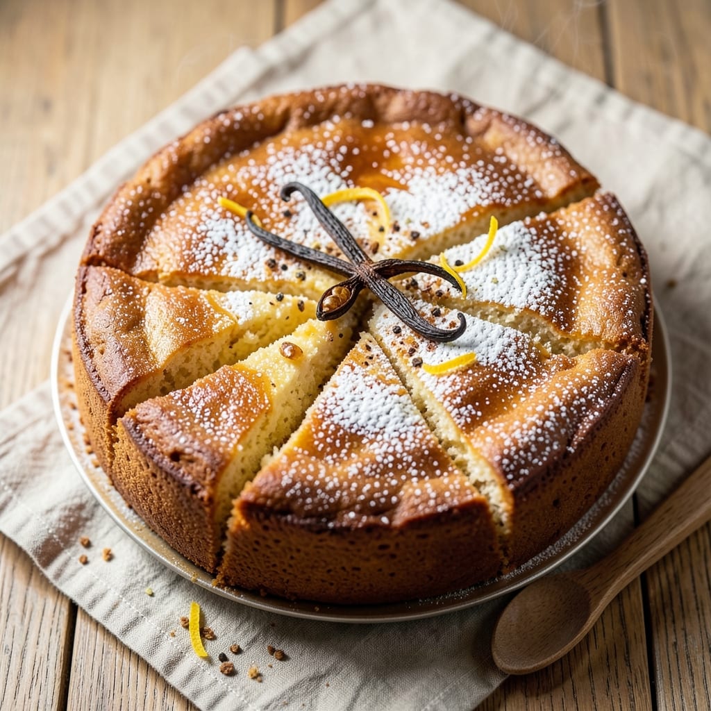 7-Inch Round Cake Recipe: Crisp-Topped Vanilla Bean Magic