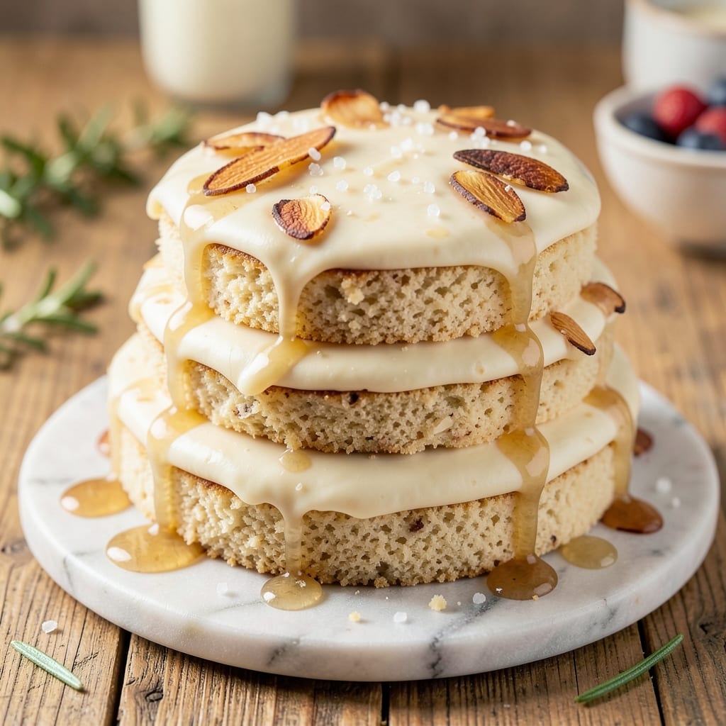 Almond Cake Icing Recipe: Nutty Swirl Magic with Crisp Edges