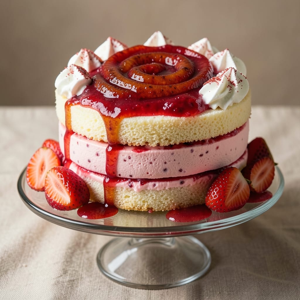 Ambrosia Fresh Strawberry Cake Recipe: Celery-Dill Crunch Meets Bursting Fruit