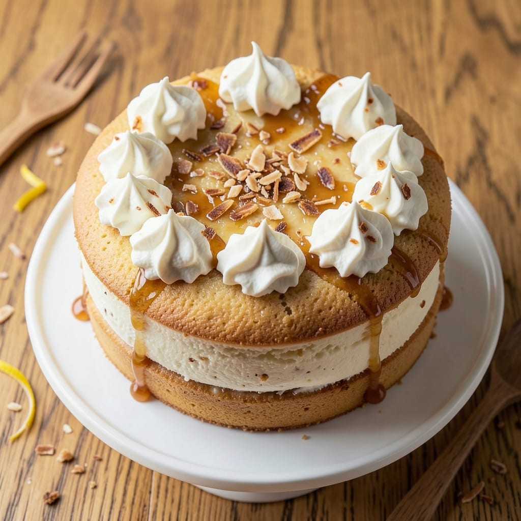 8-Inch Coconut Cake Recipe: Ultra-Moist Layers With Toasted Coconut Crunch