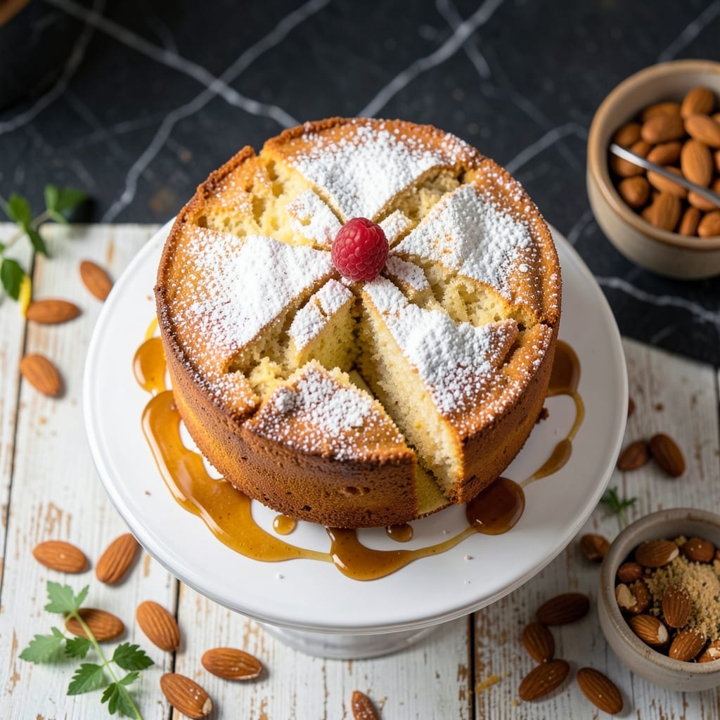 Amaretto Sponge Cake Recipe: Nutty Liqueur Swirls and Light-as-Air Layers