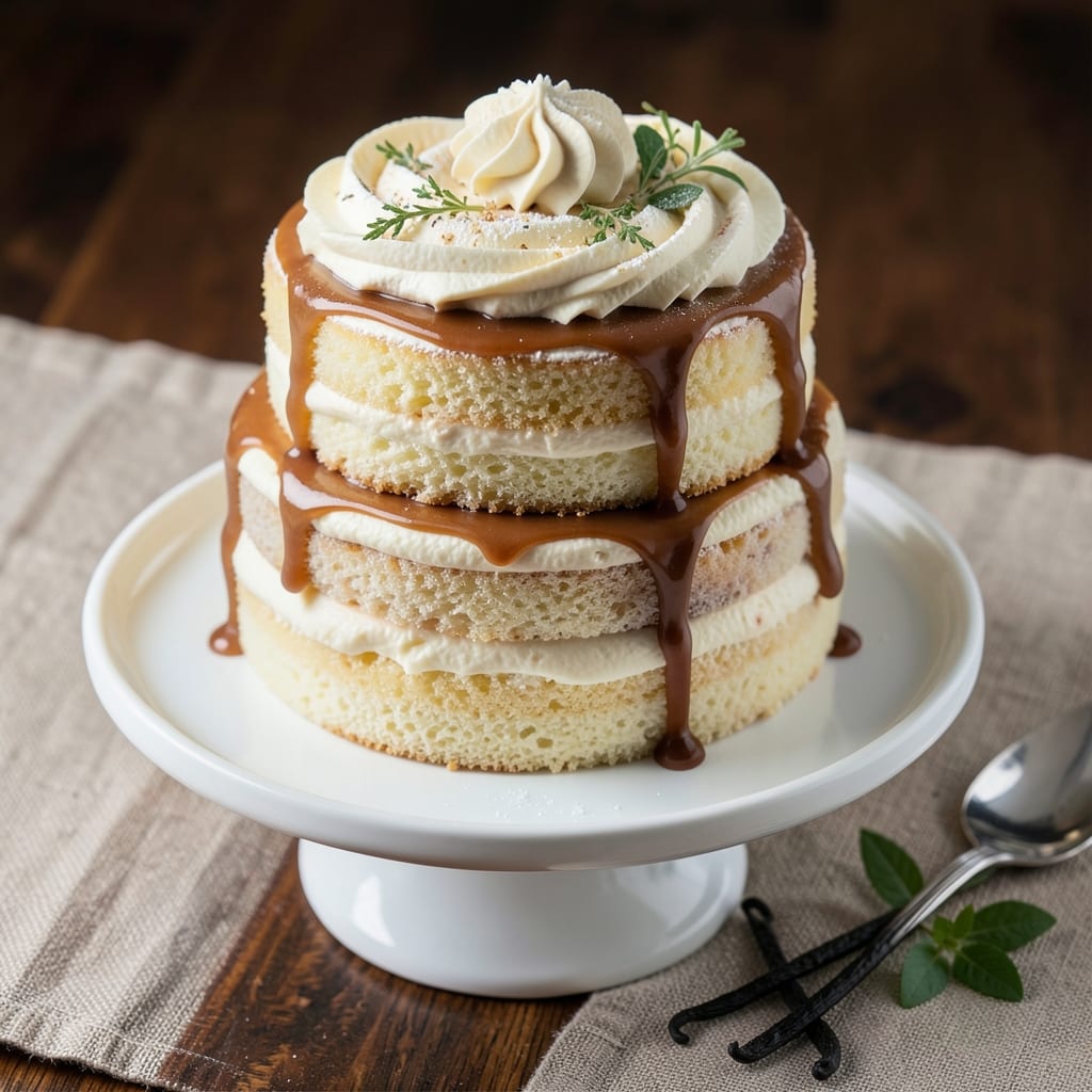 7 Inch Vanilla Cake Recipe: Perfectly Proportioned Height Without Fondant Stress