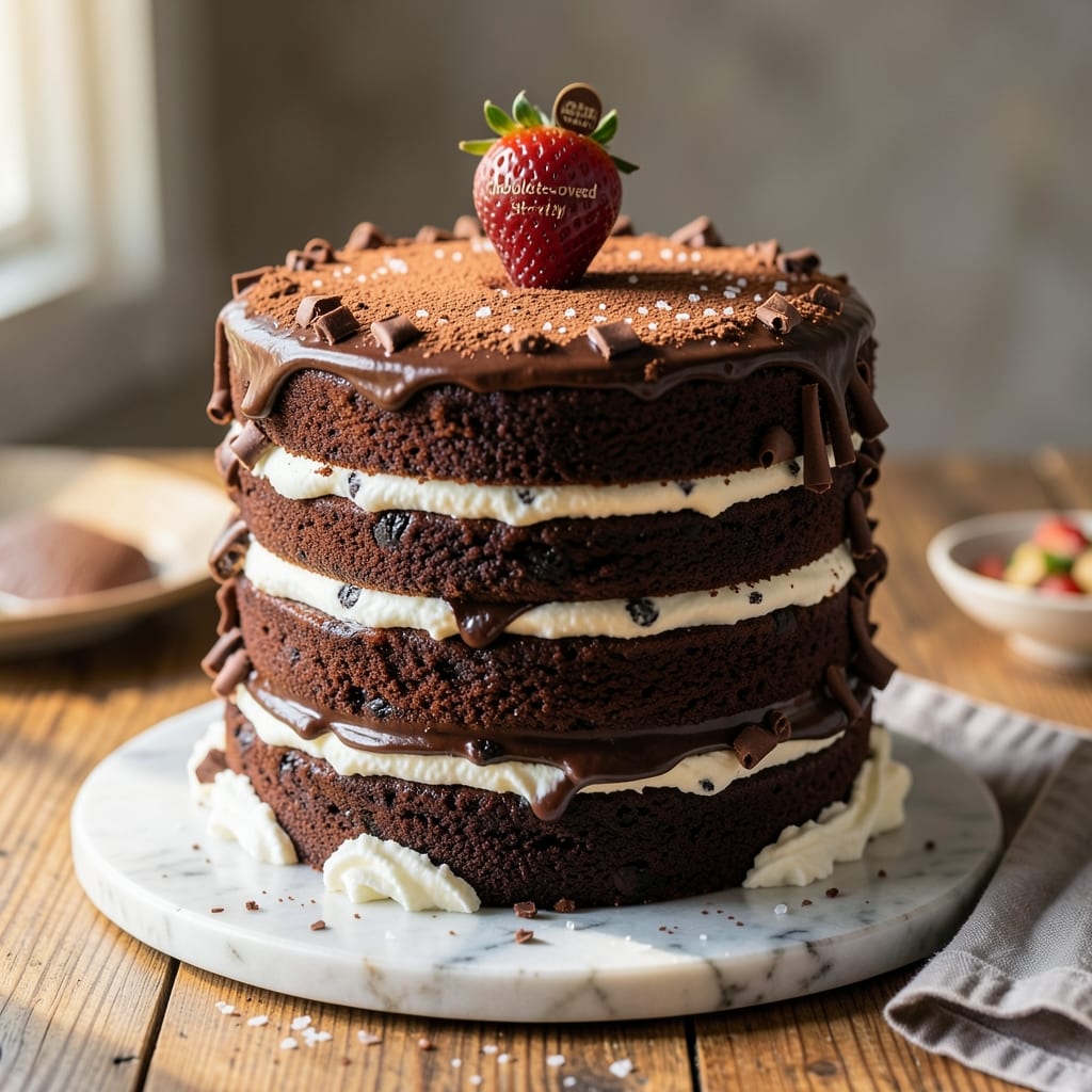 6 Layer Chocolate Cake Recipe: Fondant-Bridged Tower That Stays Stable