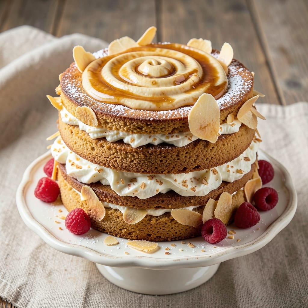 Almondy Cake Recipe: Nutty Swirls and Golden Crisp Edges