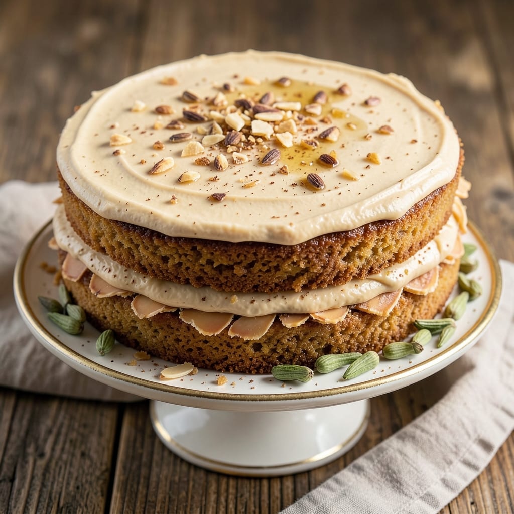 Almond Cardamom Cake Recipe: Warm Spice and Nutty Swirl Delight