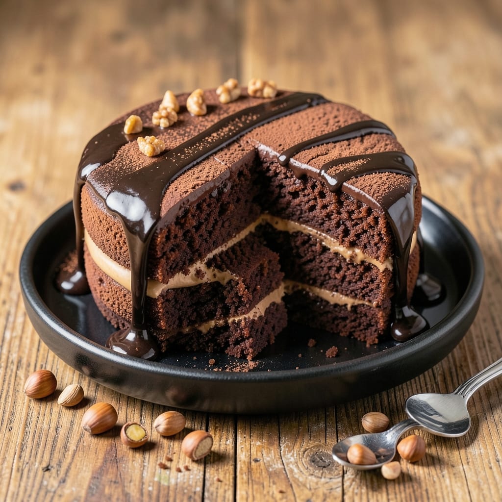 Alvin Zhou's Chocolate Cake Recipe: Moist Layers and Fudgy Crunch in One Bite