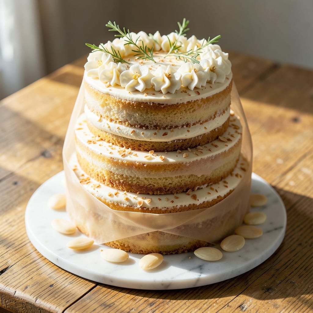 Almond Wedding Cake Recipe From Scratch: Tiered Elegance With Homemade Fondant