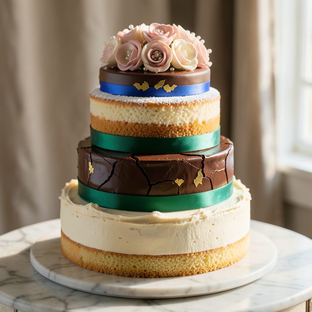 4 Tier Cake Recipe: Edible Fondant Bridges for Stunning Stability
