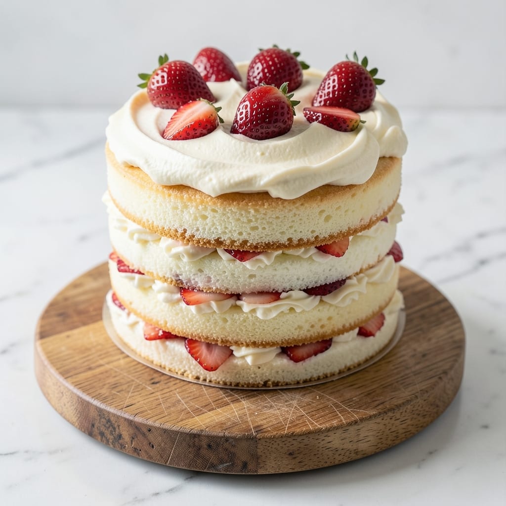Ambrosia Bakery Fresh Strawberry Cake Recipe: Layered Vanilla-Cream Cheese Bliss