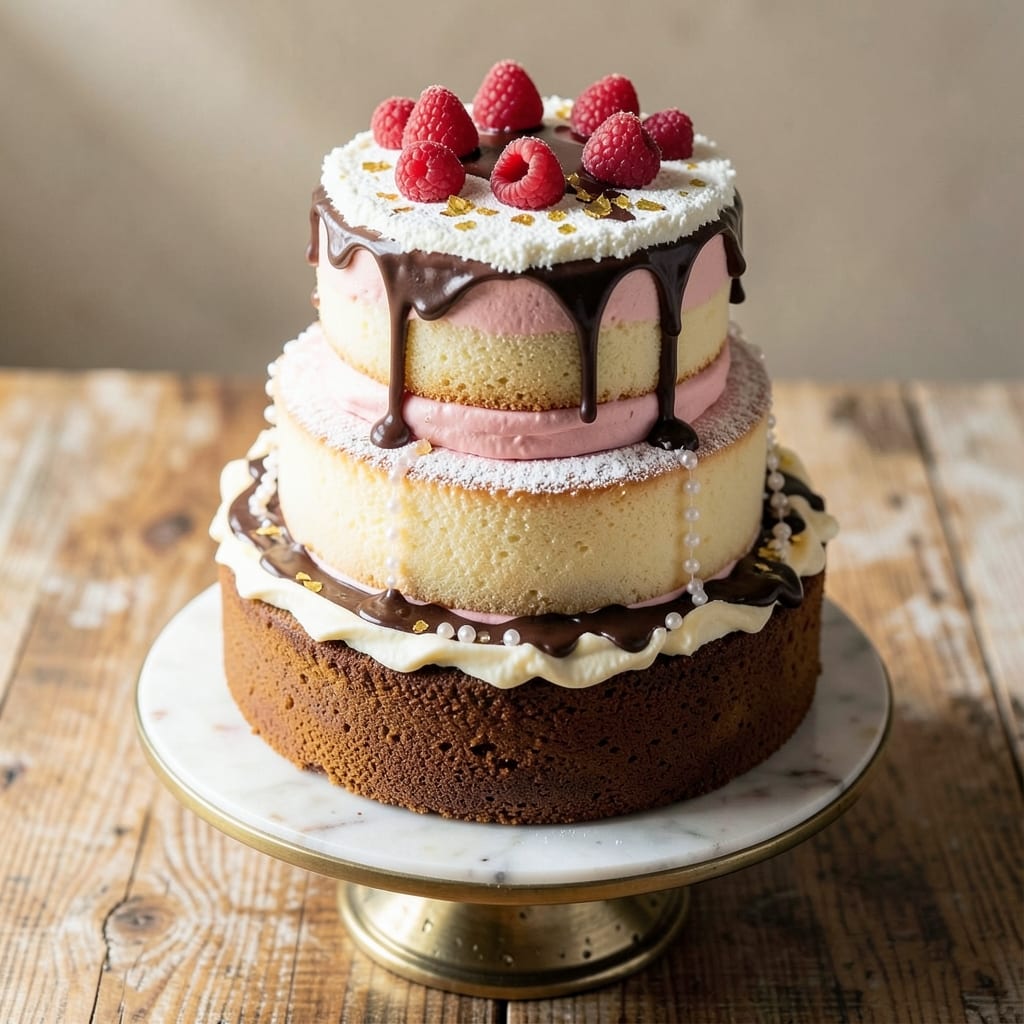 6 Birthday Cake Recipe: Tiered Magic With Edible Fondant Bridges