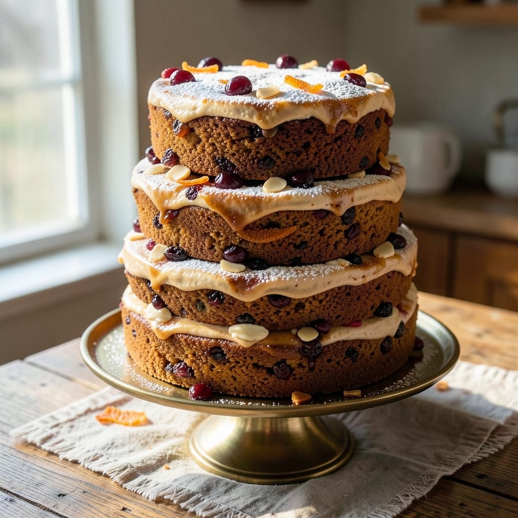 1950s Fruit Cake Recipe: Spiced Rum-Infused Moistness With Nuts