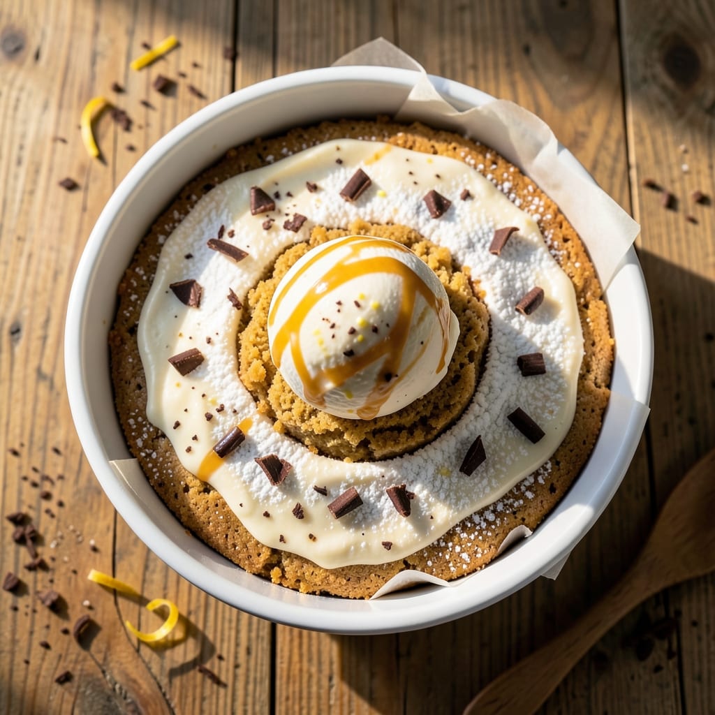 6-Inch Ice Cream Cake Recipe: Vanilla Bean Frosting Rivers and Crispy Top Contrast