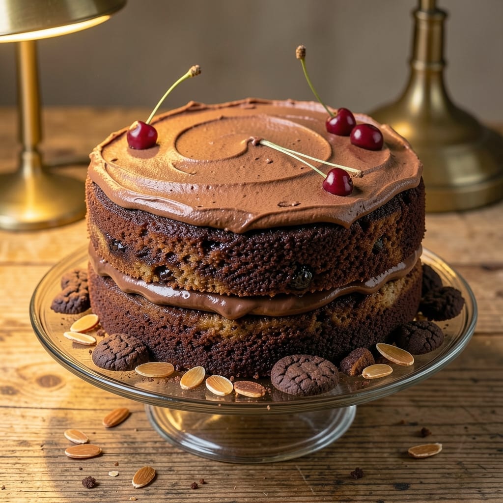 1950s Chocolate Cake Recipe: Retro Richness With Cream Cheese Frosting Swirls