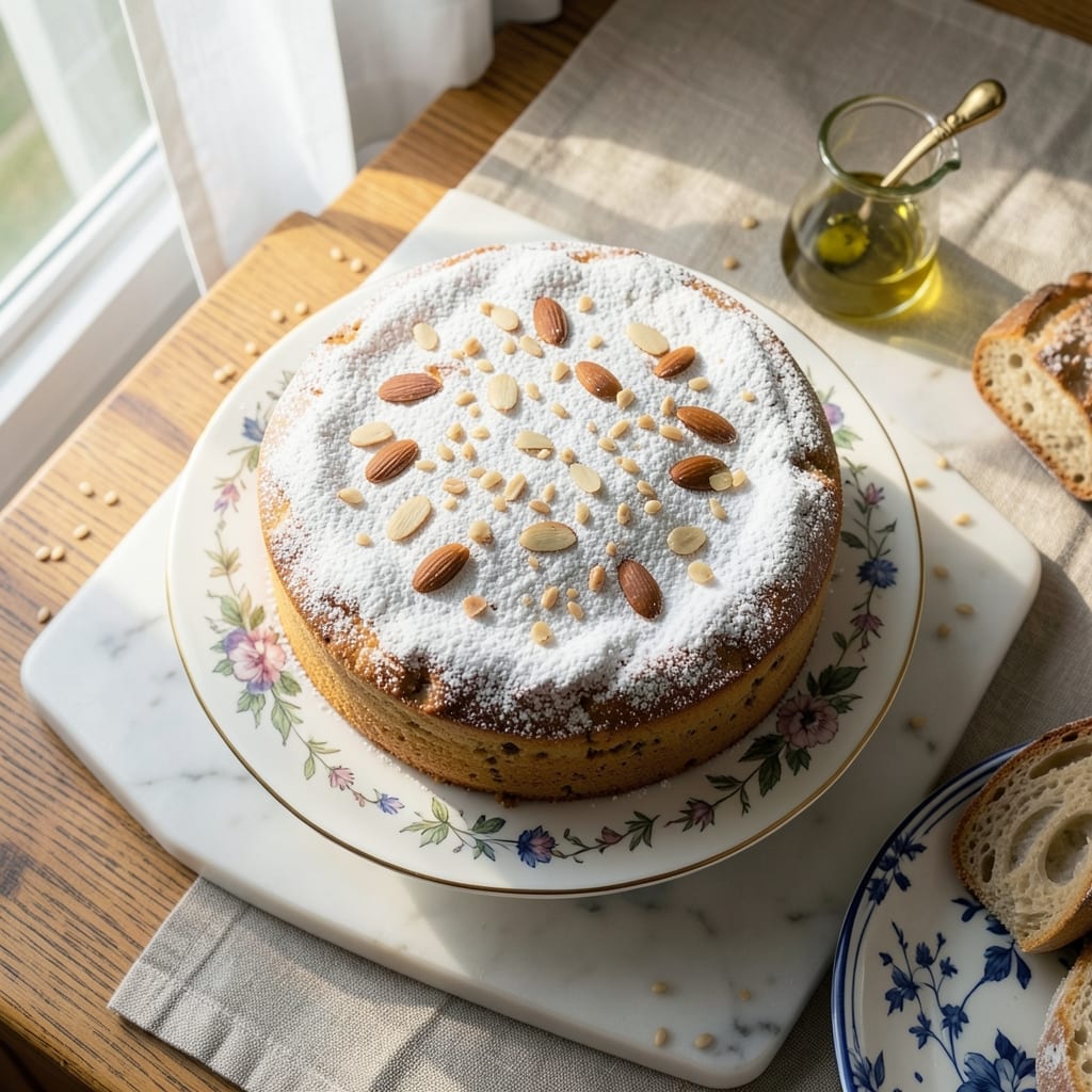 Martha Stewart's Almond Cake Recipe: Vanilla-Infused Layers with Crisp Almond Top