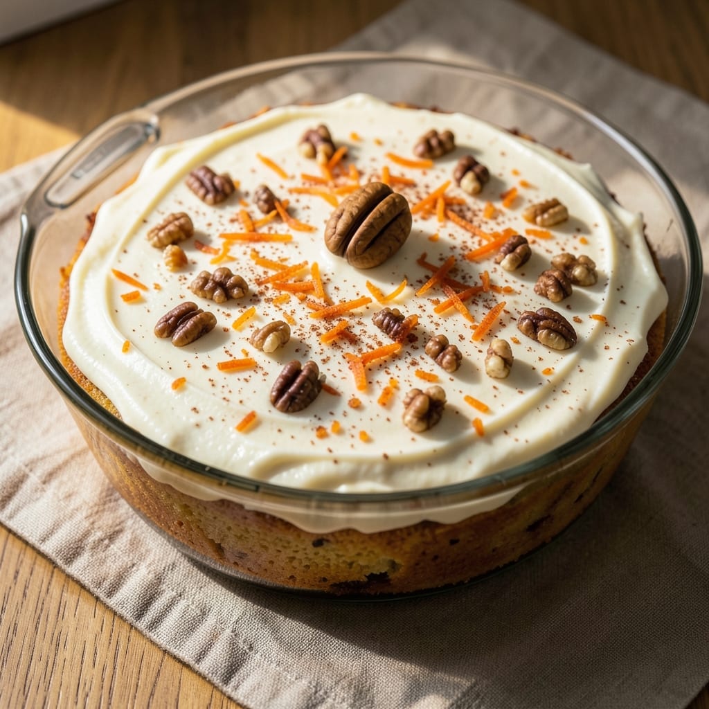 8 X 8 Carrot Cake Recipe: Moist Layers and Cream Cheese Frosting Swirls *(REJECTED - DUPLICATE)*
