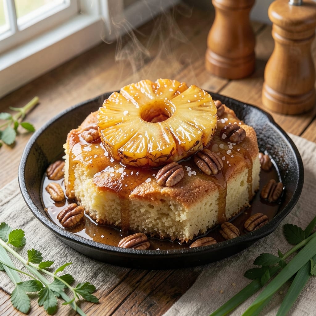 Alton Brown's Pineapple Upside Down Cake Recipe: Caramelized Fruit and Buttery Crust Magic