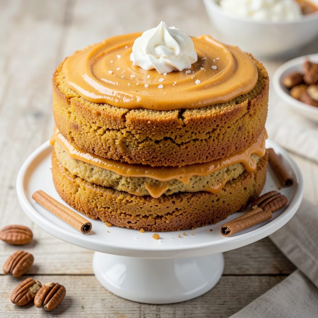 Two-Layer Pumpkin Cake Recipe: Warm Spice Cake and Cream Cheese Frosting Towers