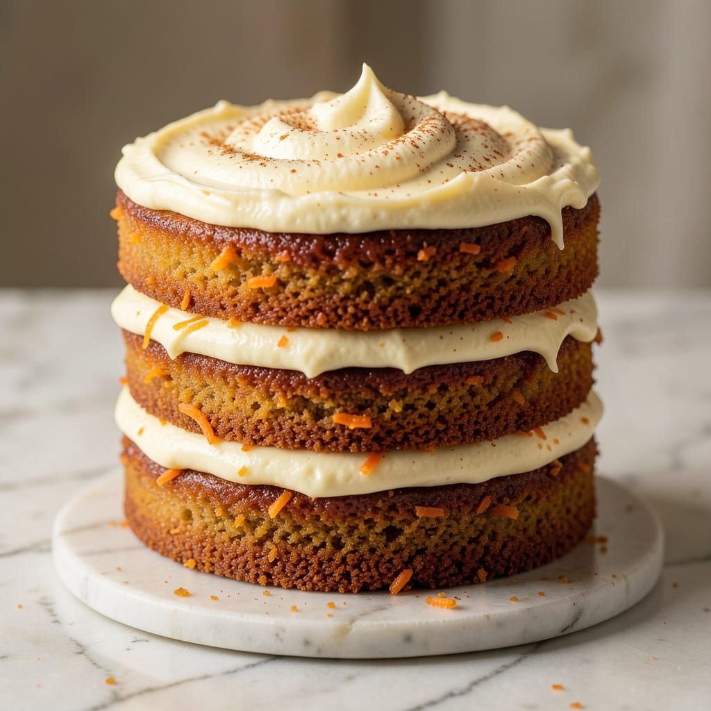6-Inch 3-Layer Carrot Cake Recipe: Cream Cheese Frosting Rivers and Spiced Moistness
