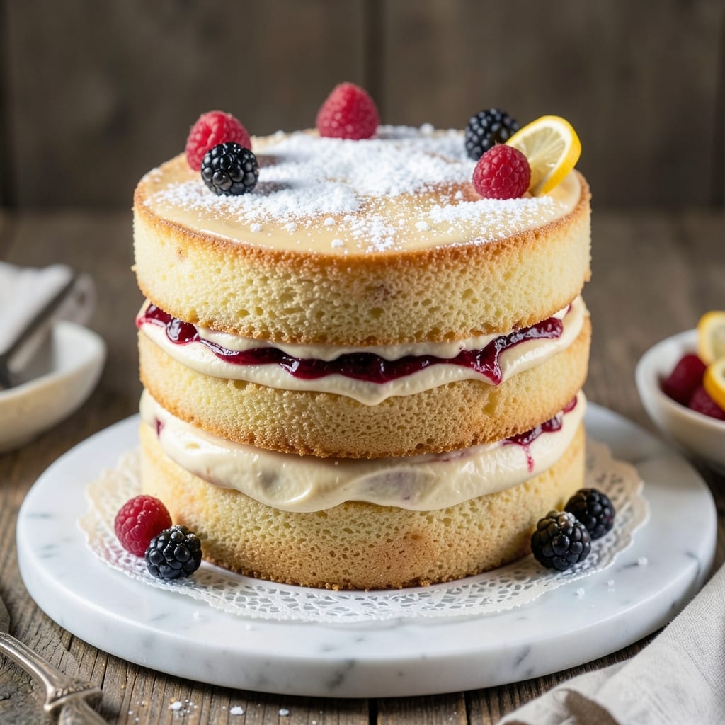 8-Inch Layer Cake Recipe: Moist Vanilla Layers with Buttery Frosting Rivers