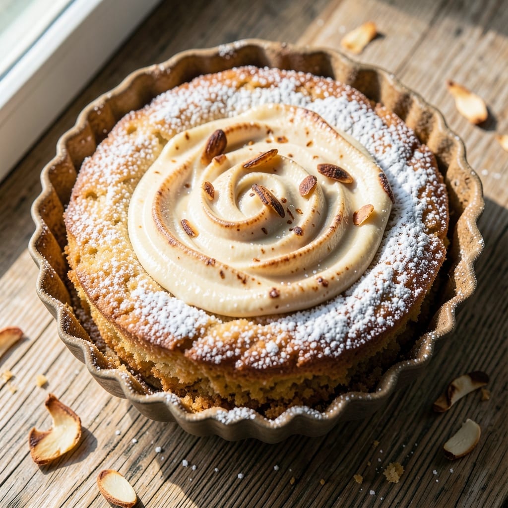Almond Custard Coffee Cake Recipe: Nutty Swirls and Golden Crisp Top