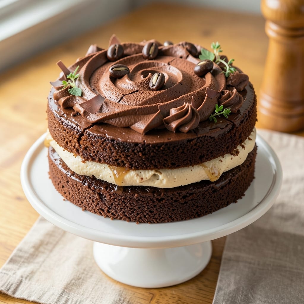 8-Inch Chocolate Cake Recipe: Rich Fudgy Layers With Buttery Crust