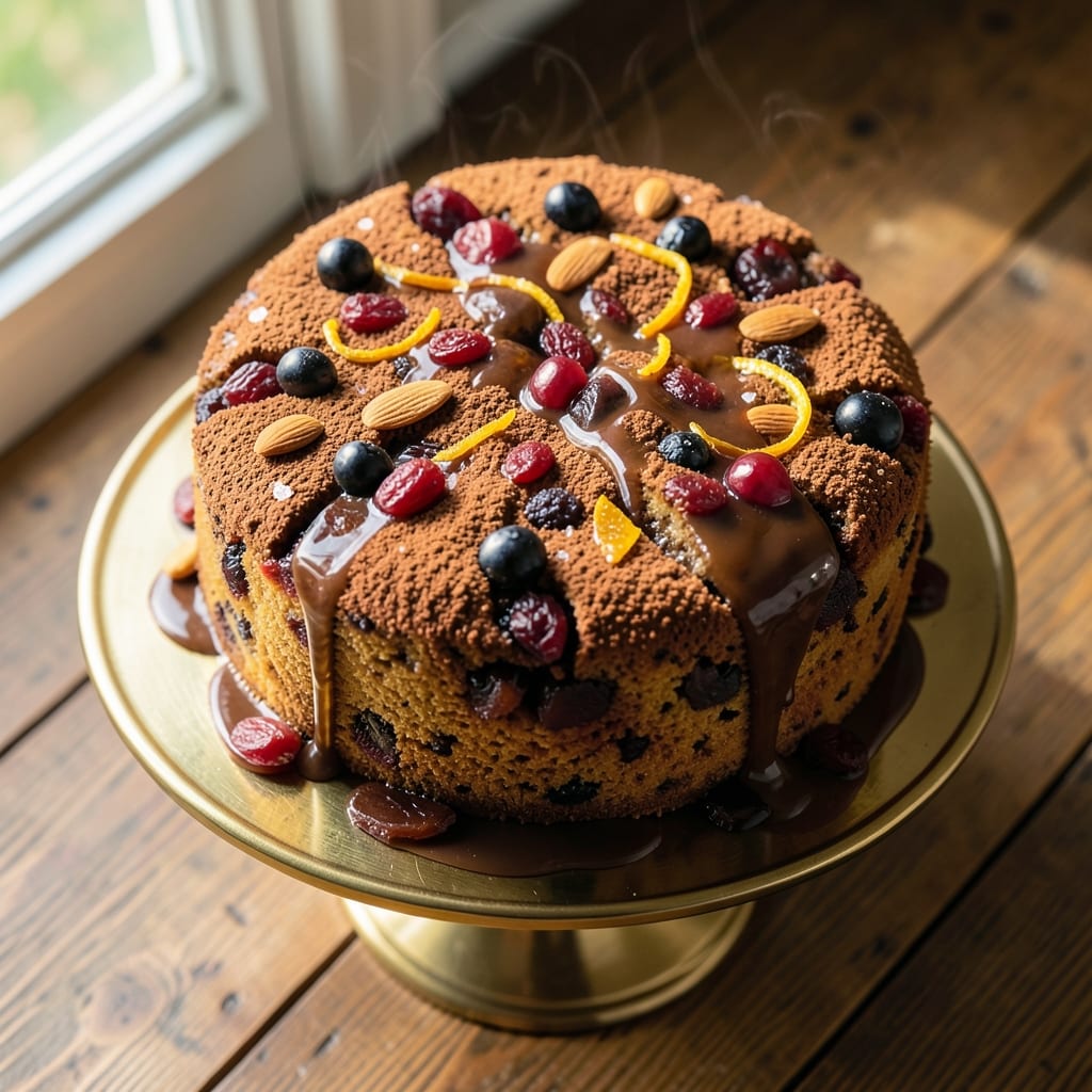 2 Lb Christmas Cake Recipe: Spiced Moistness With Boozy Fruit Soak