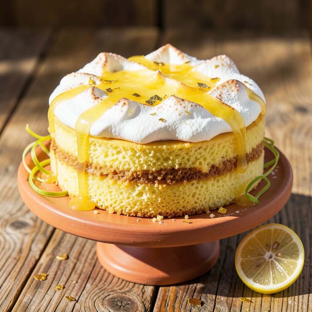 Amalfi Coast Lemon Cake Recipe: Zesty Citrus Layers with Buttery Crisp Top