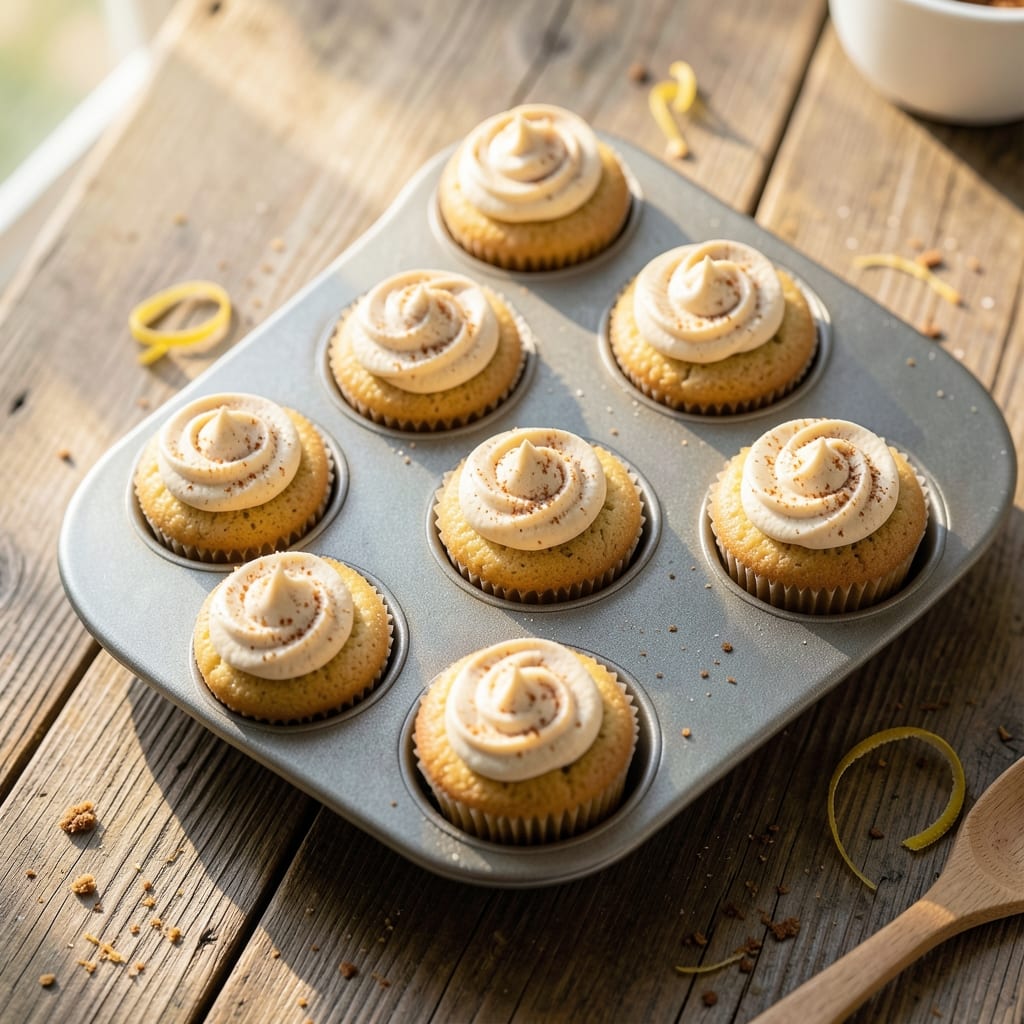 Almond Milk Cupcakes Recipe: Vanilla Bean Swirls With Nutty Frosting