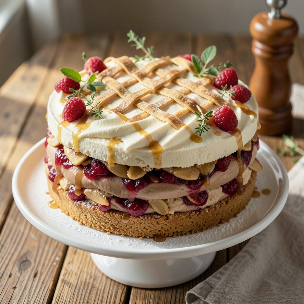 Almond Tart Cake Recipe: Nutty Swirls and Buttery Crisp Top