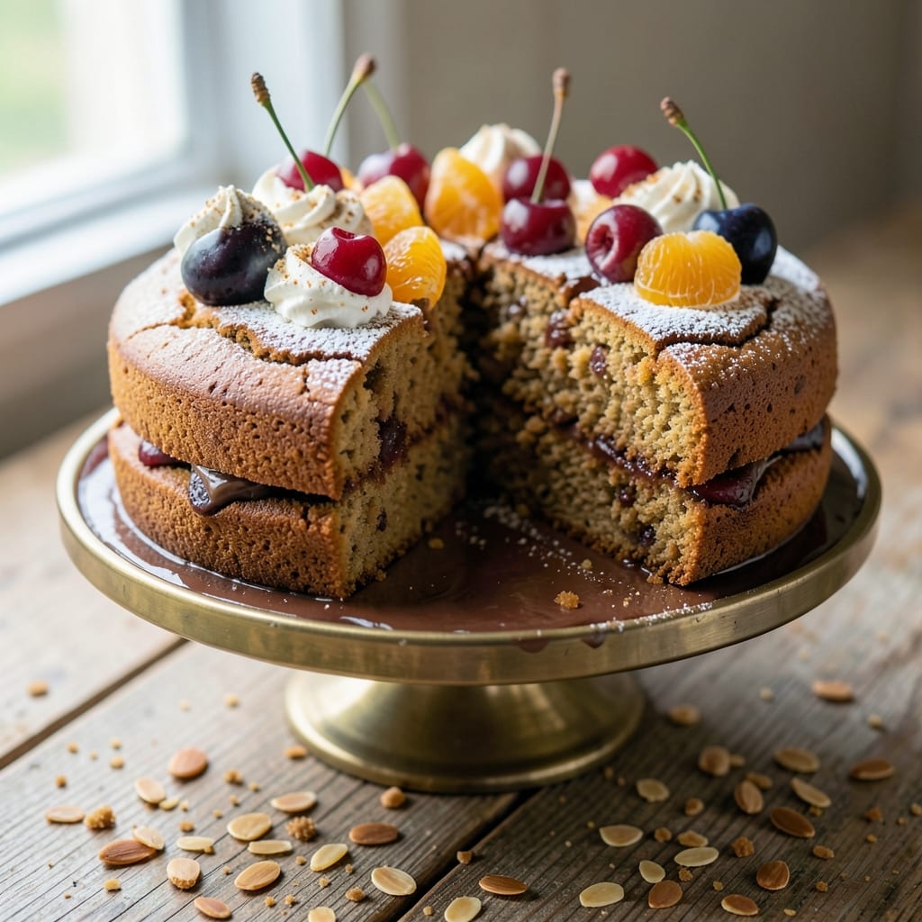 Amaretto Fruit Cake Recipe: Boozy Nutty Layers for Holiday Memories