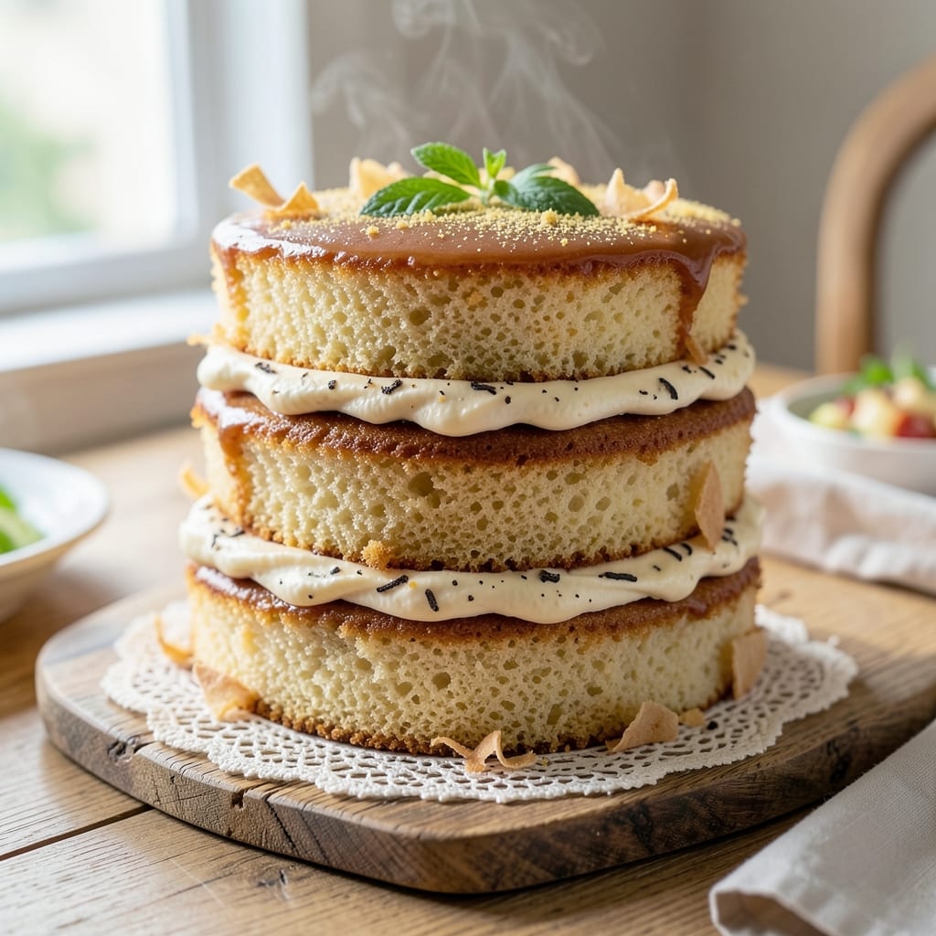 1-2-3 Pound Cake Recipe: Three-Layered Tower With Edible Fondant Stability